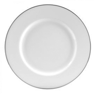 PLATINUM RIM DINNER PLATE